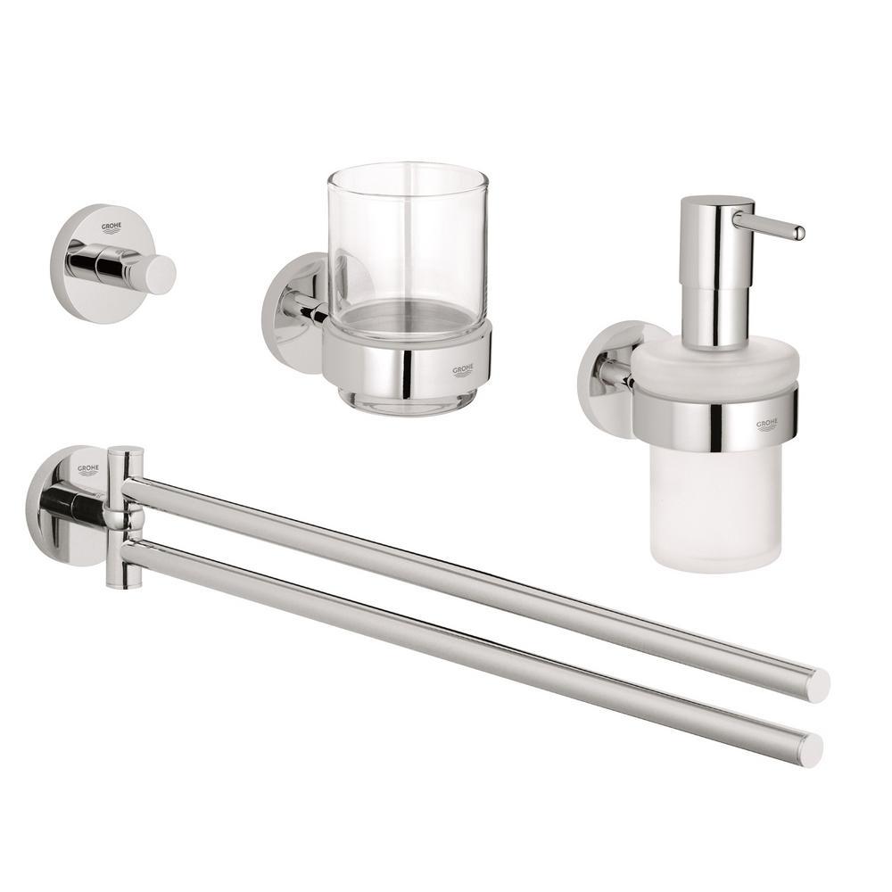

Набор аксессуаров 4 в 1 Grohe Essentials 40846001 Master Bathroom