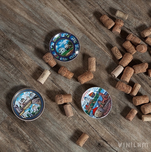 

Виниловый пол Vinilam 3мм Дуб Постдам 61613 клеевой