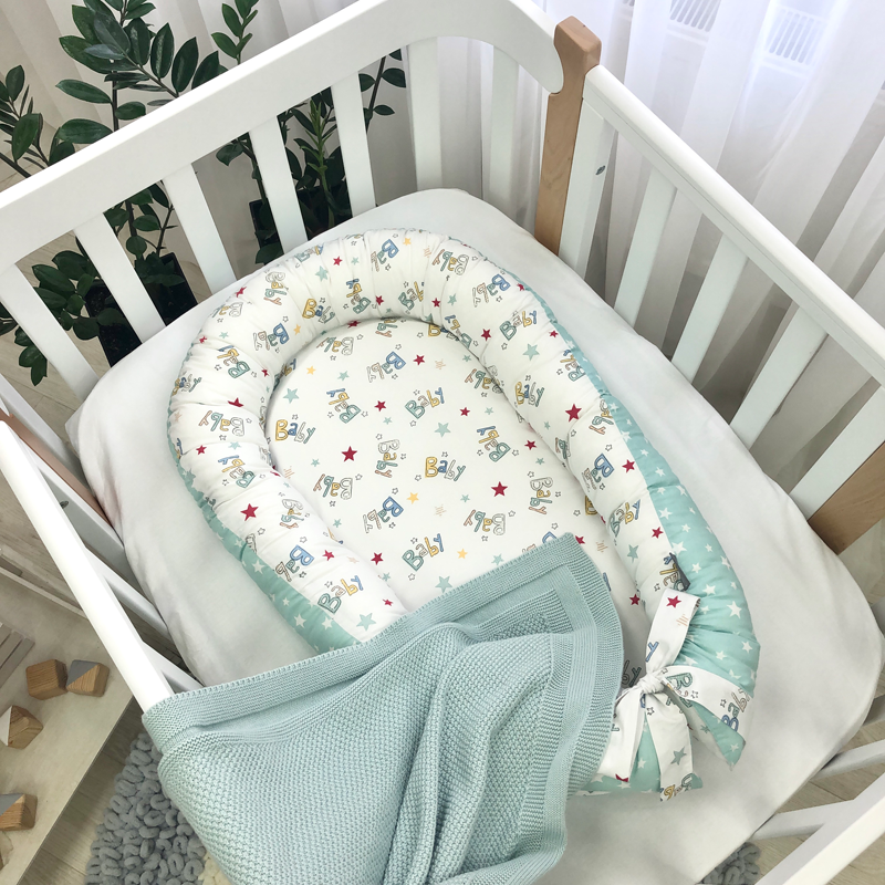 

Кокон позиционер для новорожденных Baby Design Baby разноцветный 90*65 см