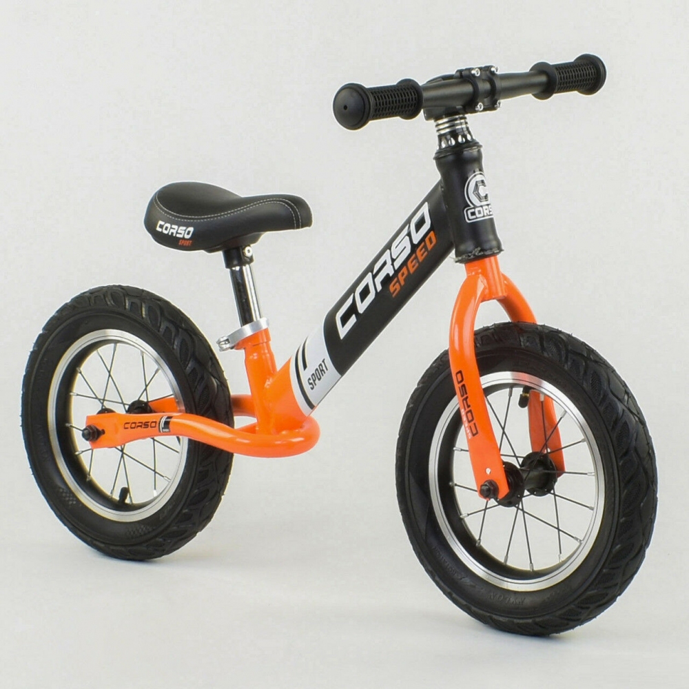 

Беговел Corso Speed Sport 24846 надувные колеса, стальная рама