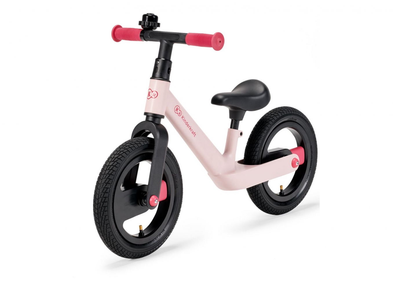 

Беговел KinderKraft Balance Bike Goswift магниевая рама, надувные колеса, розовый