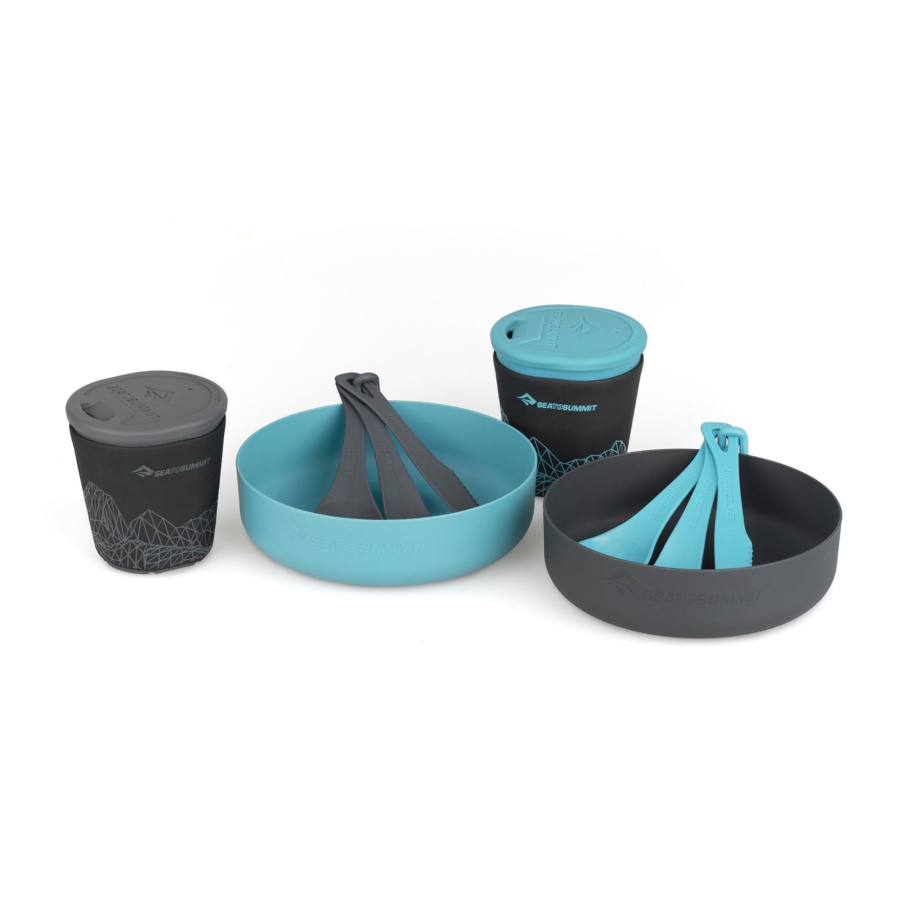 

Набор посуды Sea To Summit DeltaLight Camp Set 2.2 Pacific Blue / Grey STS ADLTSET2.2