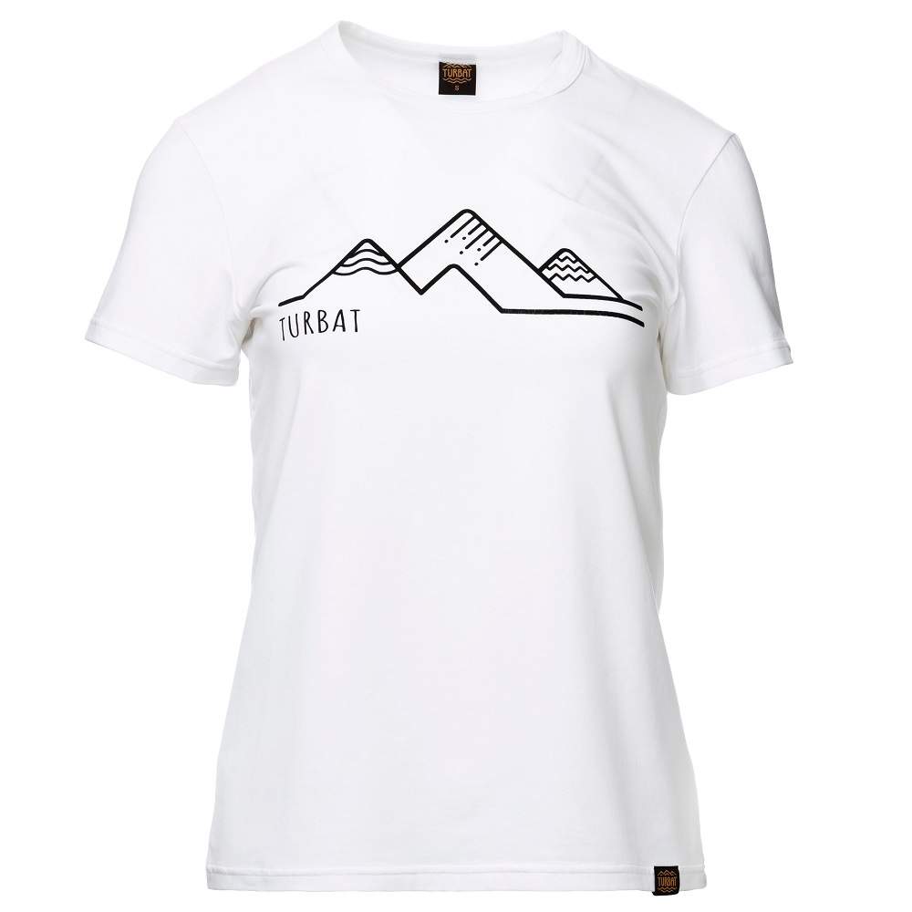 

Футболка женская Turbat Logo 3 Wmn  White 012.004.1937, Футболка женская Turbat Logo 3 Wmn XL White 012.004.1937