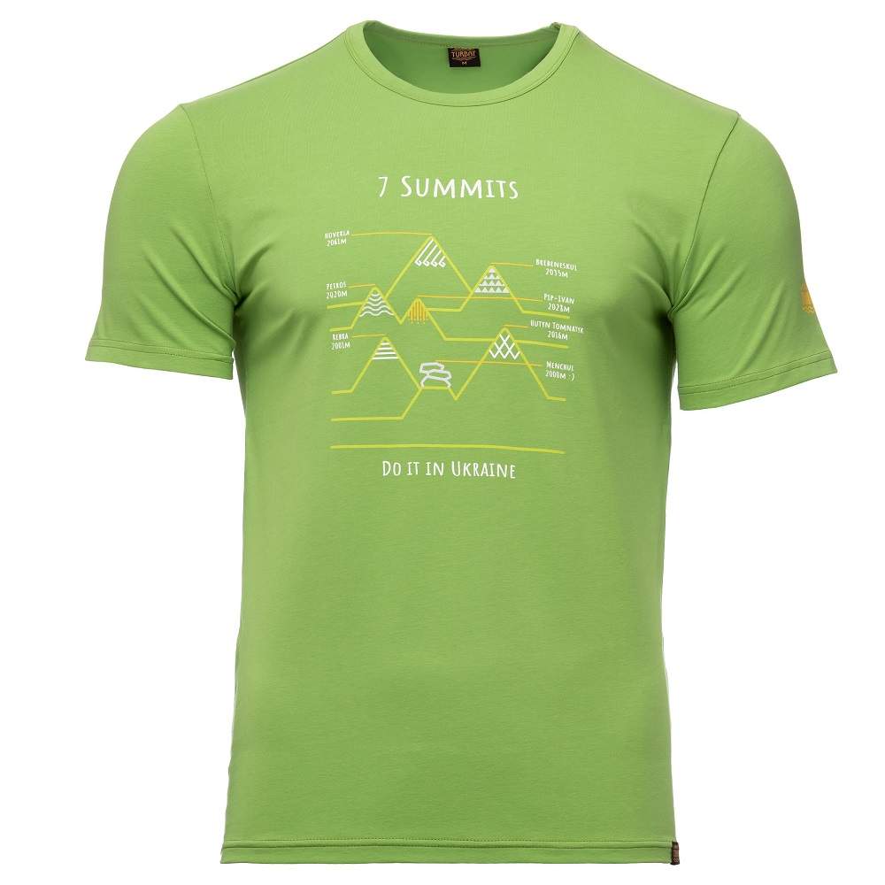 

Футболка мужская Turbat 7 Summits Mns XL Light Green 012.004.1942