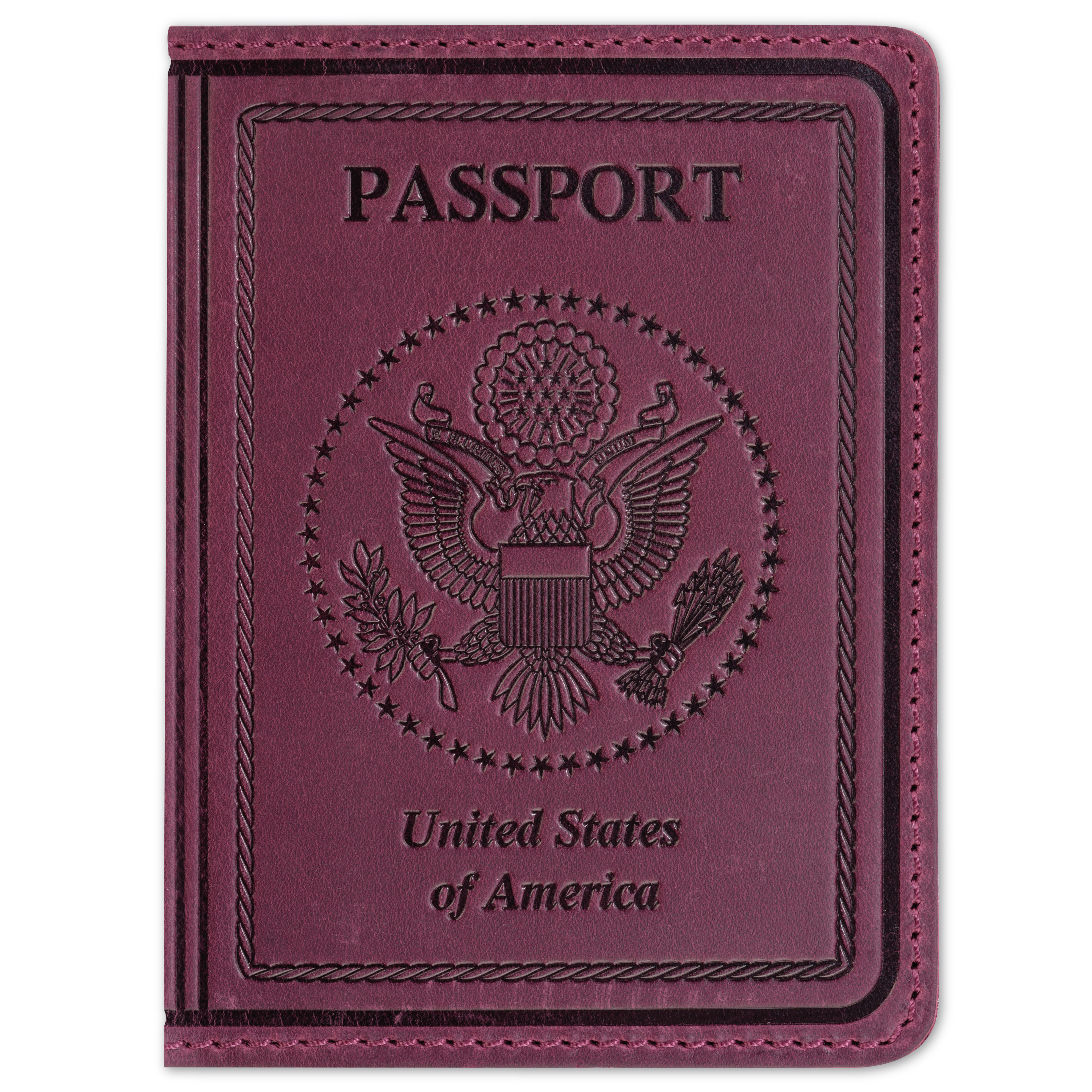 

Обложка на паспорт Passport USA col.K синяя