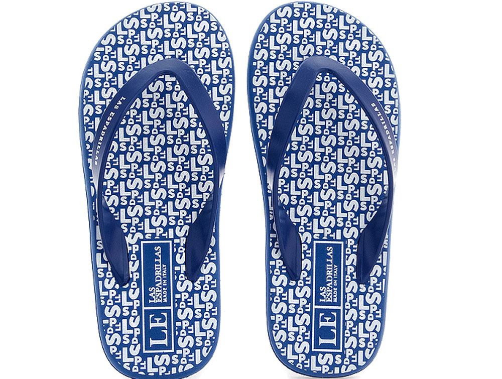 

Мужские вьетнамки Las Espadrillas F6574-8913 Made in Italy (синий) 43