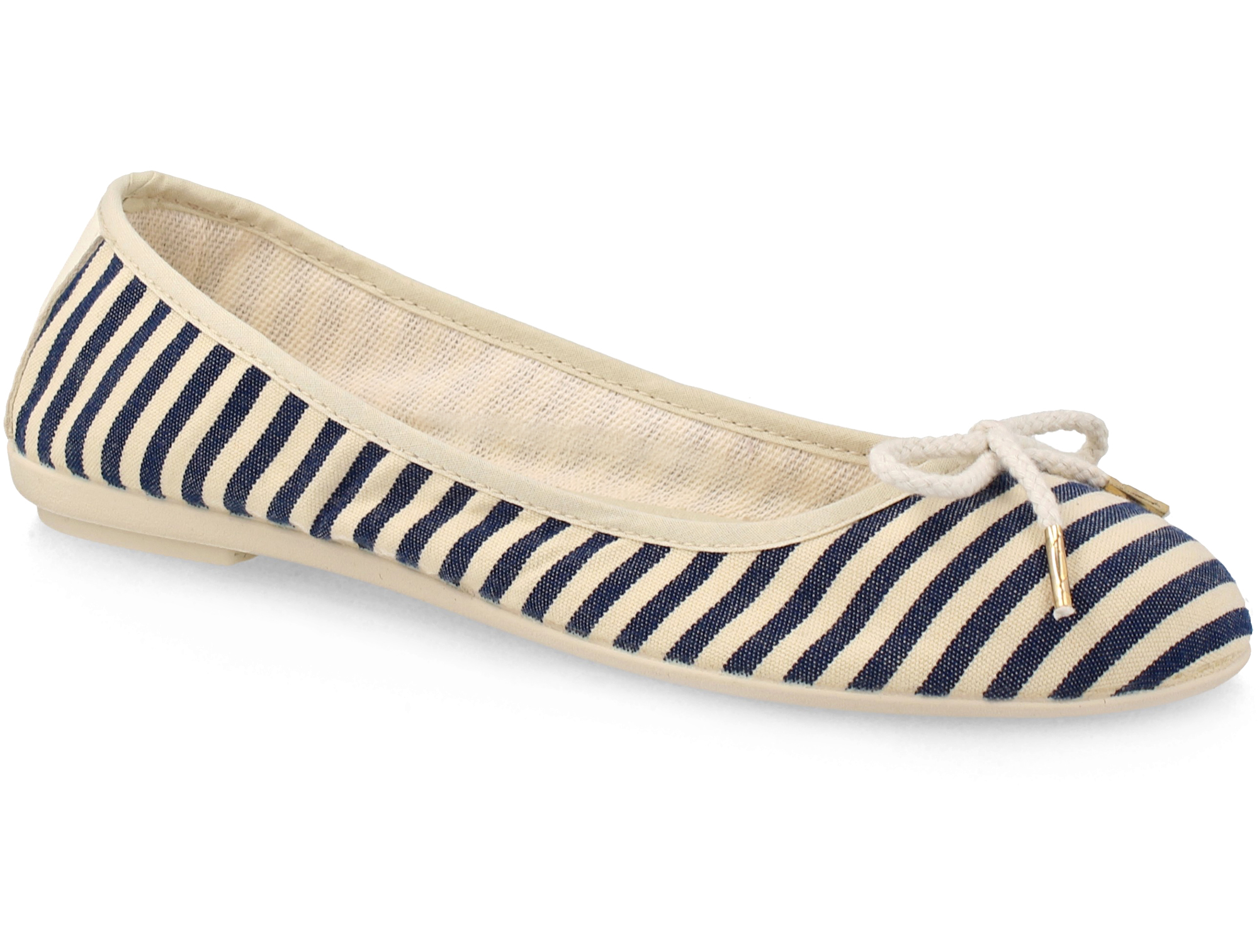 

Балетки Las Espadrillas FV7978-8918 Made in Spain (бежевый/синий) 39