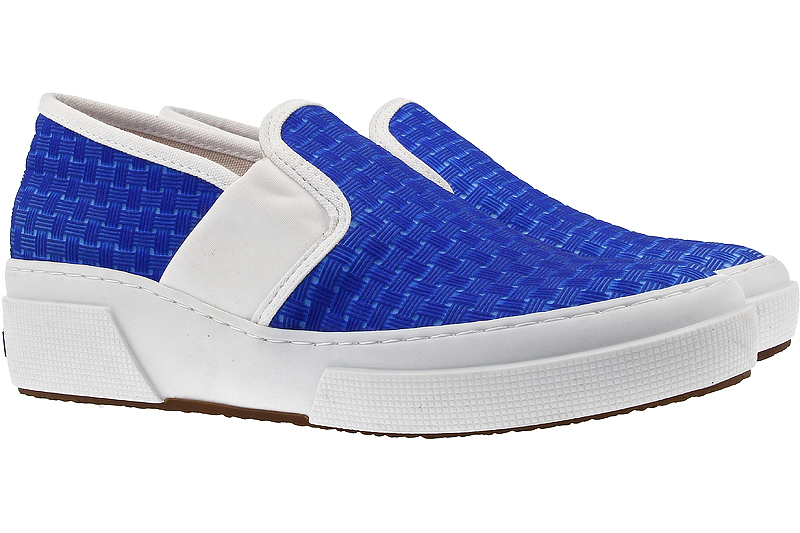 

Слипоны Las Espadrillas 5718-4140 унисекс (голубой/синий) 37