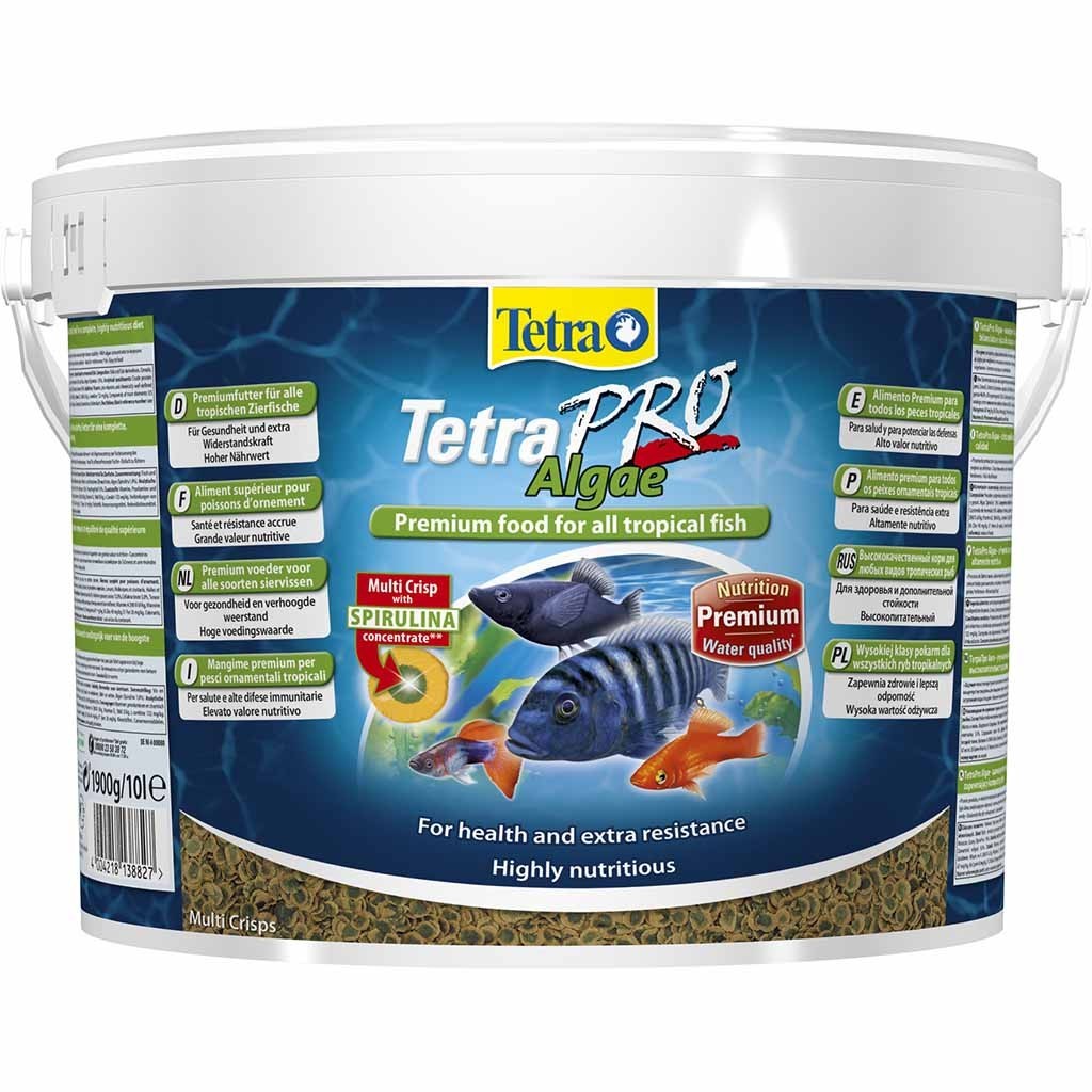 

Корм Tetra Pro Algae для аквариумных рыб 10 л (138827)