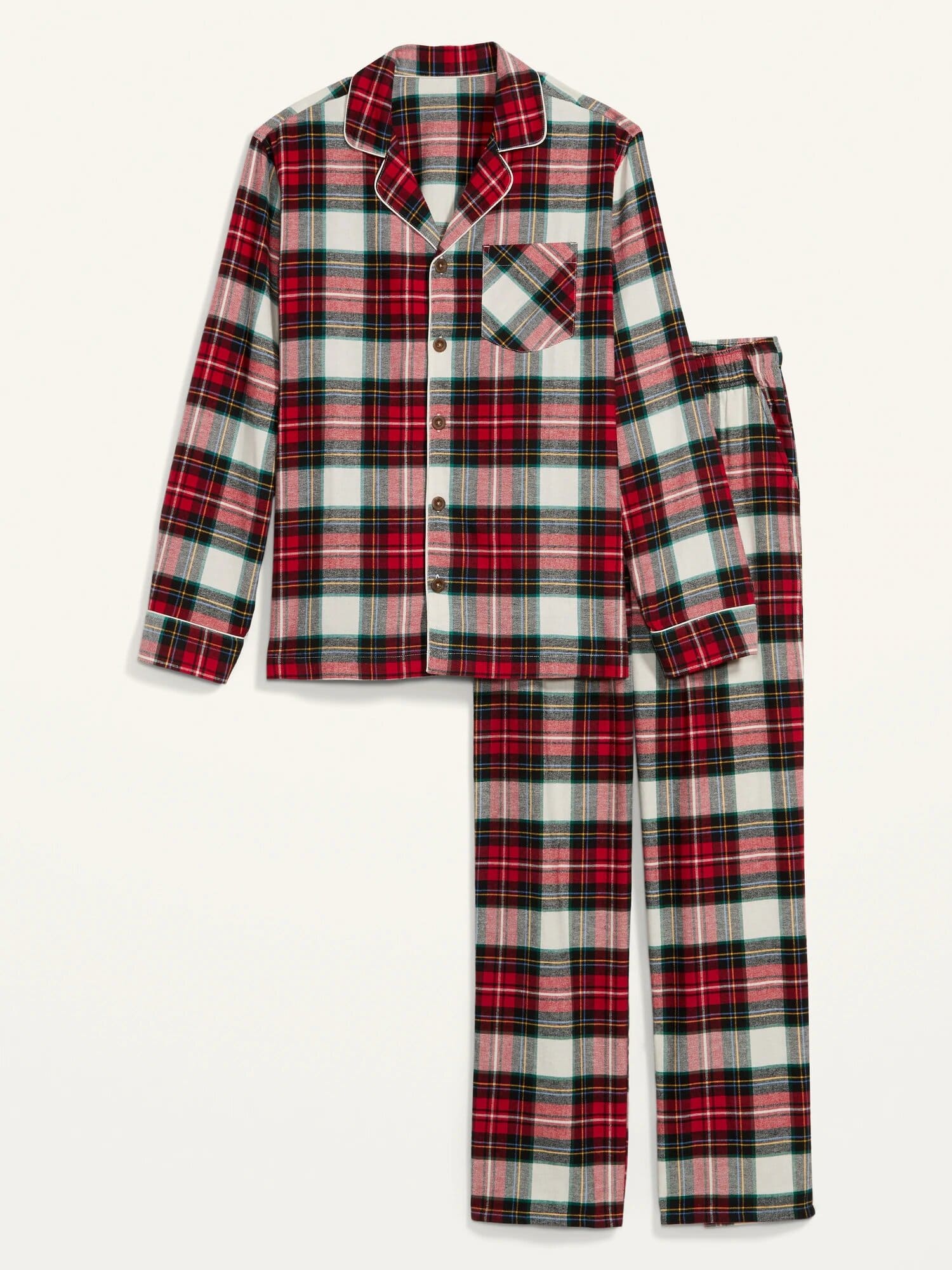 

Мужская фланелевая пижама Old Navy art477876 (Красный/Белый, размер L)