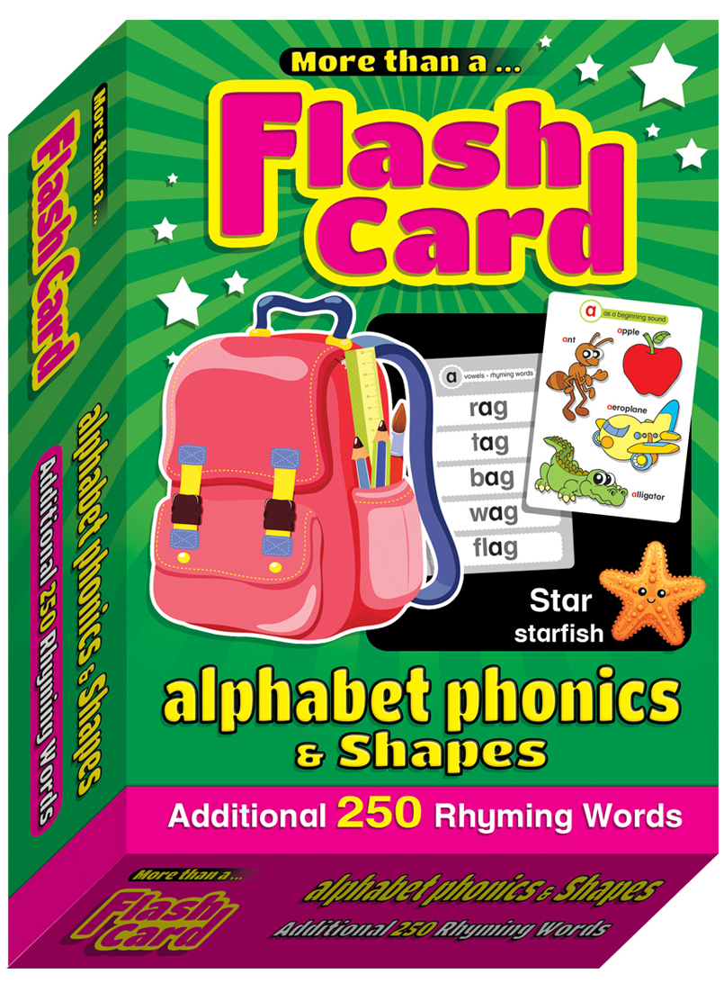 

More Than Flash Cards Alphabet Phonics & Shapes - - 978-967-447-379-2