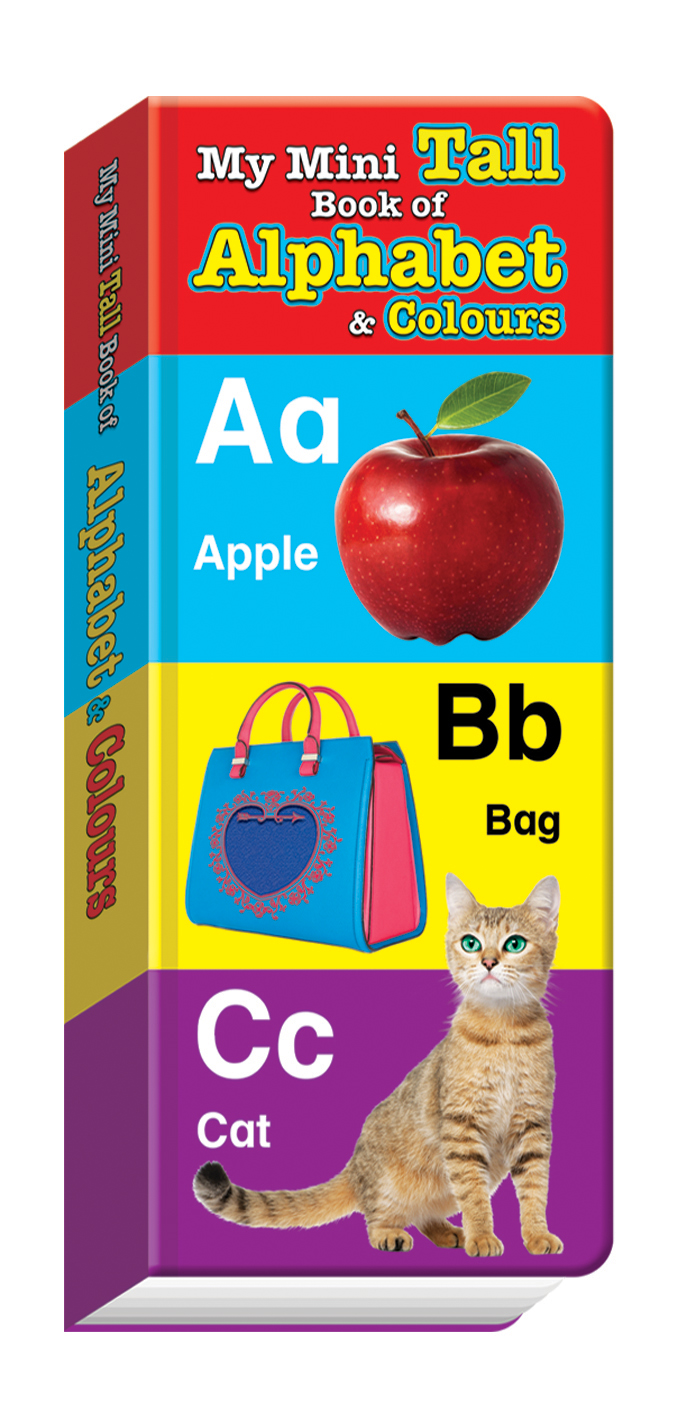 

My Mini Tall Book: Alphabet & Colours - - 978-967-447-092-0