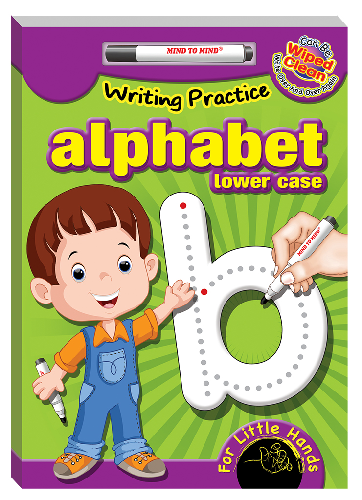 

Writing Practice For Little Hands Alphabet Lower Case (with w/board marker pen) - - 978-967-447-311-2