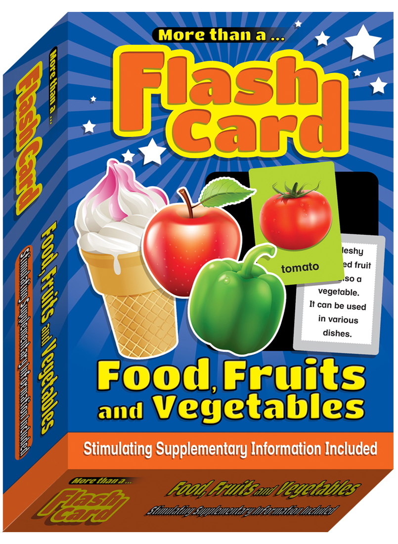 

More Than Flash Cards Food, Fruits And Vegetables - - 978-967-447-383-9
