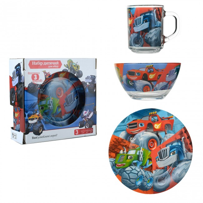 

Набор детской посуды Isfahan Джипы 3 предмета (A9551/14)