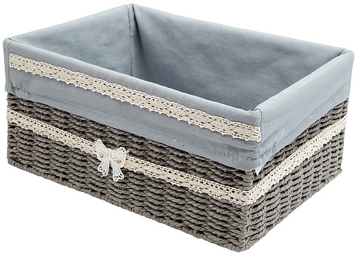 

Корзина Handy Home стеллажная бумажная Бантик 36х27х17 см (EW-61 L)