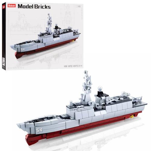 

Конструктор Военный корабль SLUBAN M38-B0702