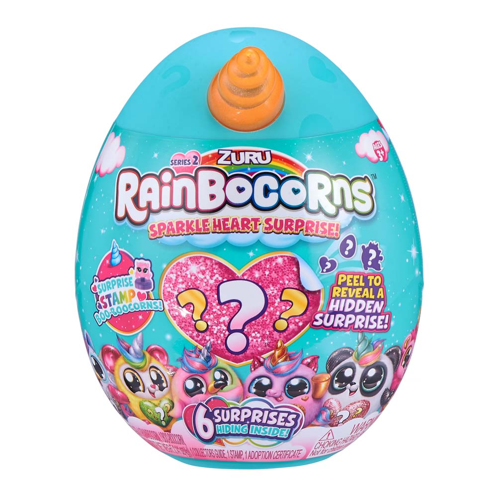 

М'яка іграшка-сюрприз Rainbocorn-B (серія Sparkle Heart Surprise 2) (9214B)