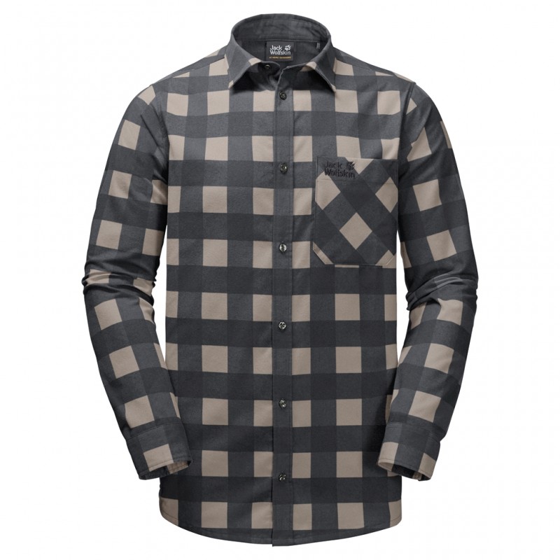 

Рубашка с длинным рукавом RED RIVER SHIRT Jack Wolfskin 1402551-7778 XXL Серый