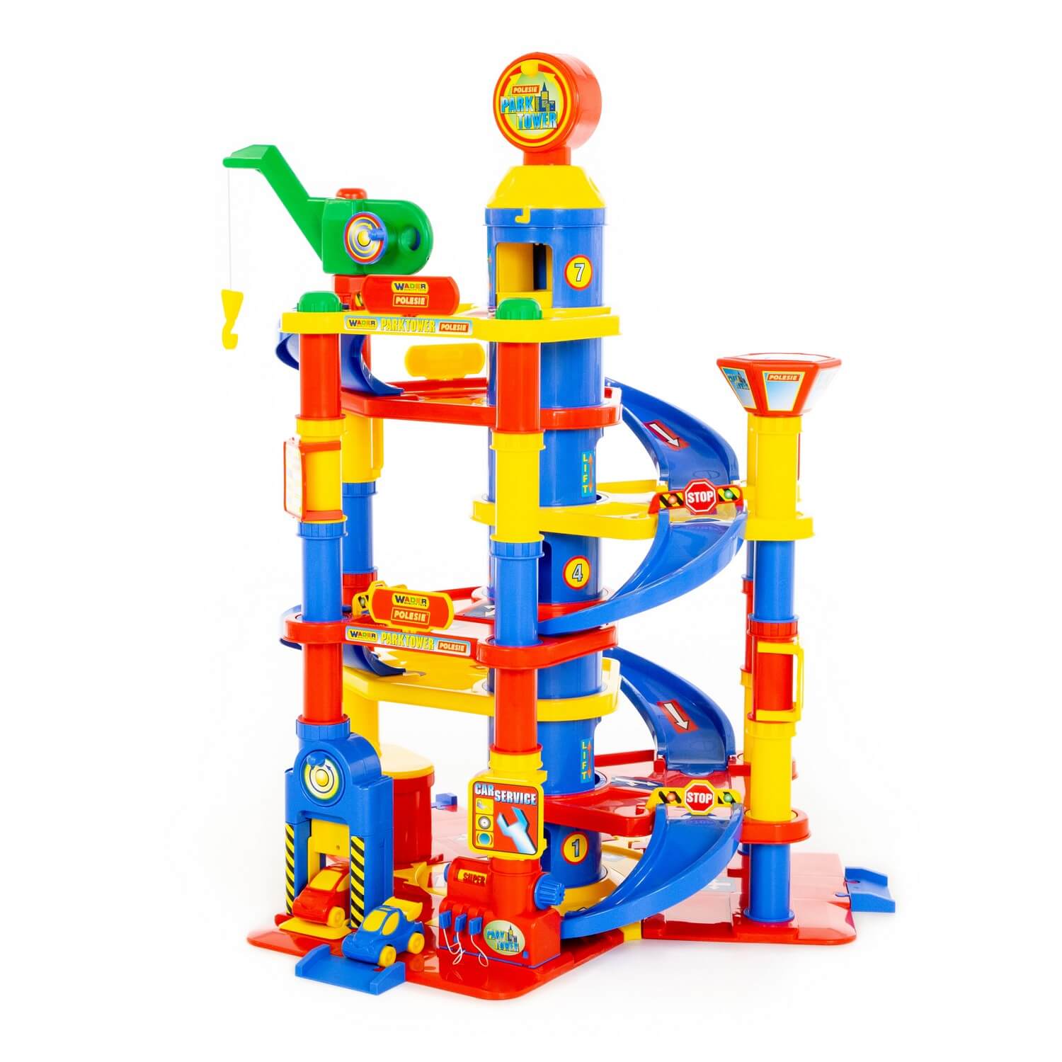 

Паркінг 7-рівневий з автомобілями (у коробці) (37848)