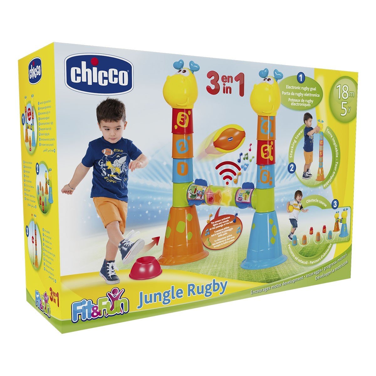 

Развивающая игрушка Chicco Jungle Rugby (07905.00)