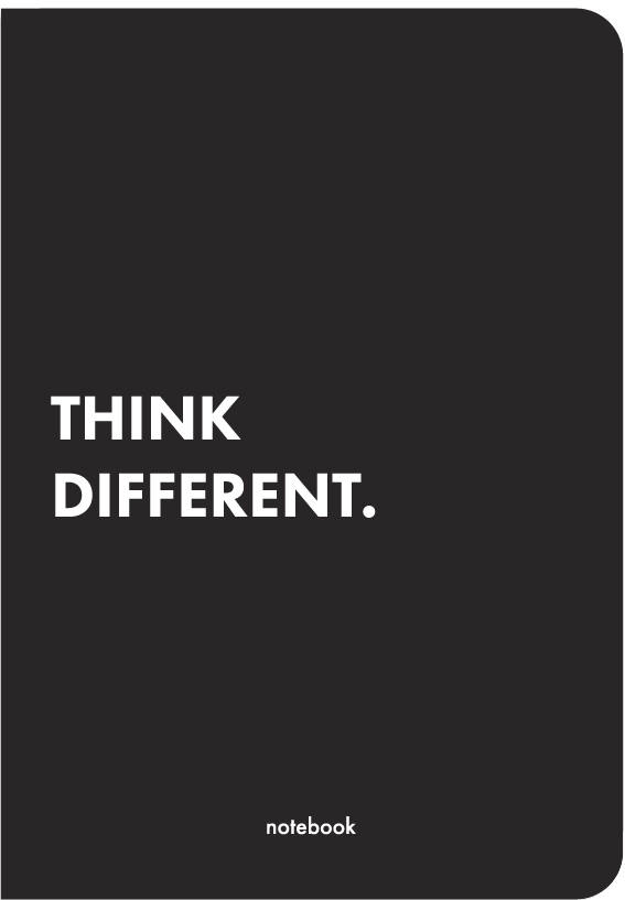 

Блокнот Orner Think Different Черный (orner-1299)