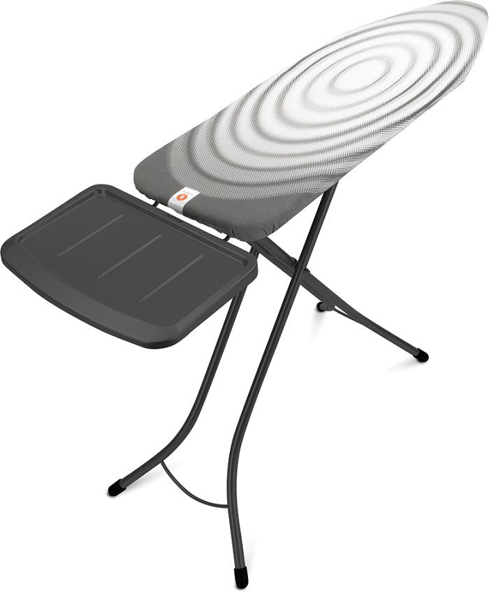 

Гладильная доска Brabantia IRONING TABLES B с подставкой для паровой системы 124x38 см Черная