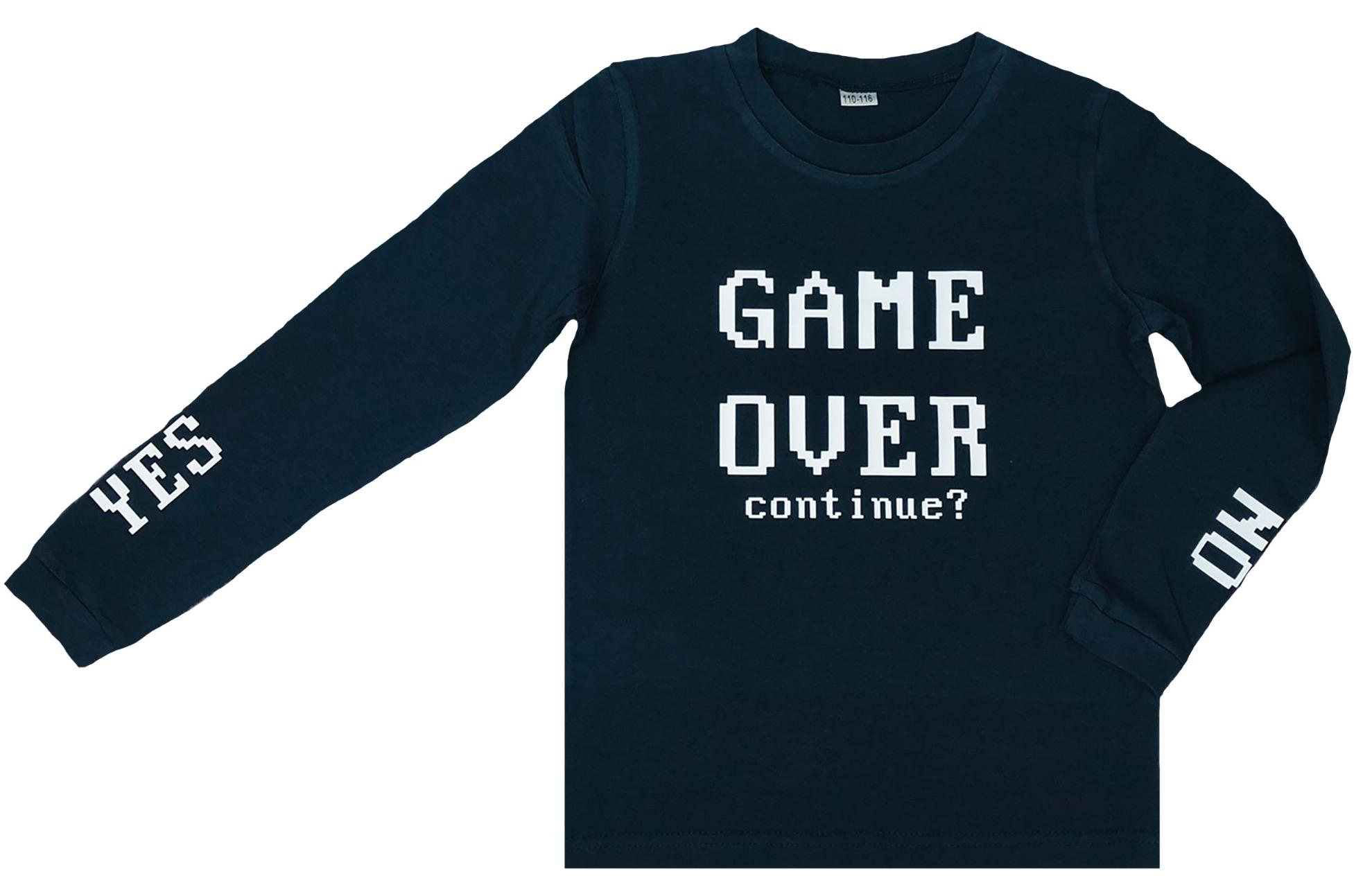 

Реглан Lito Game over 152 Синий