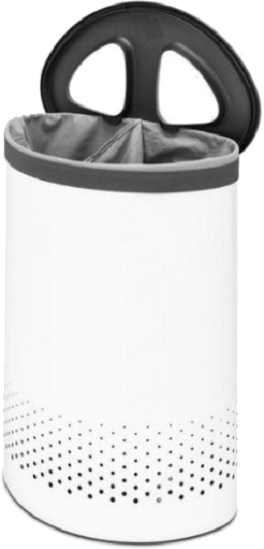 

Корзина для белья с 2-мя отделениями Brabantia LAUNDRY BIN 55 л Белая