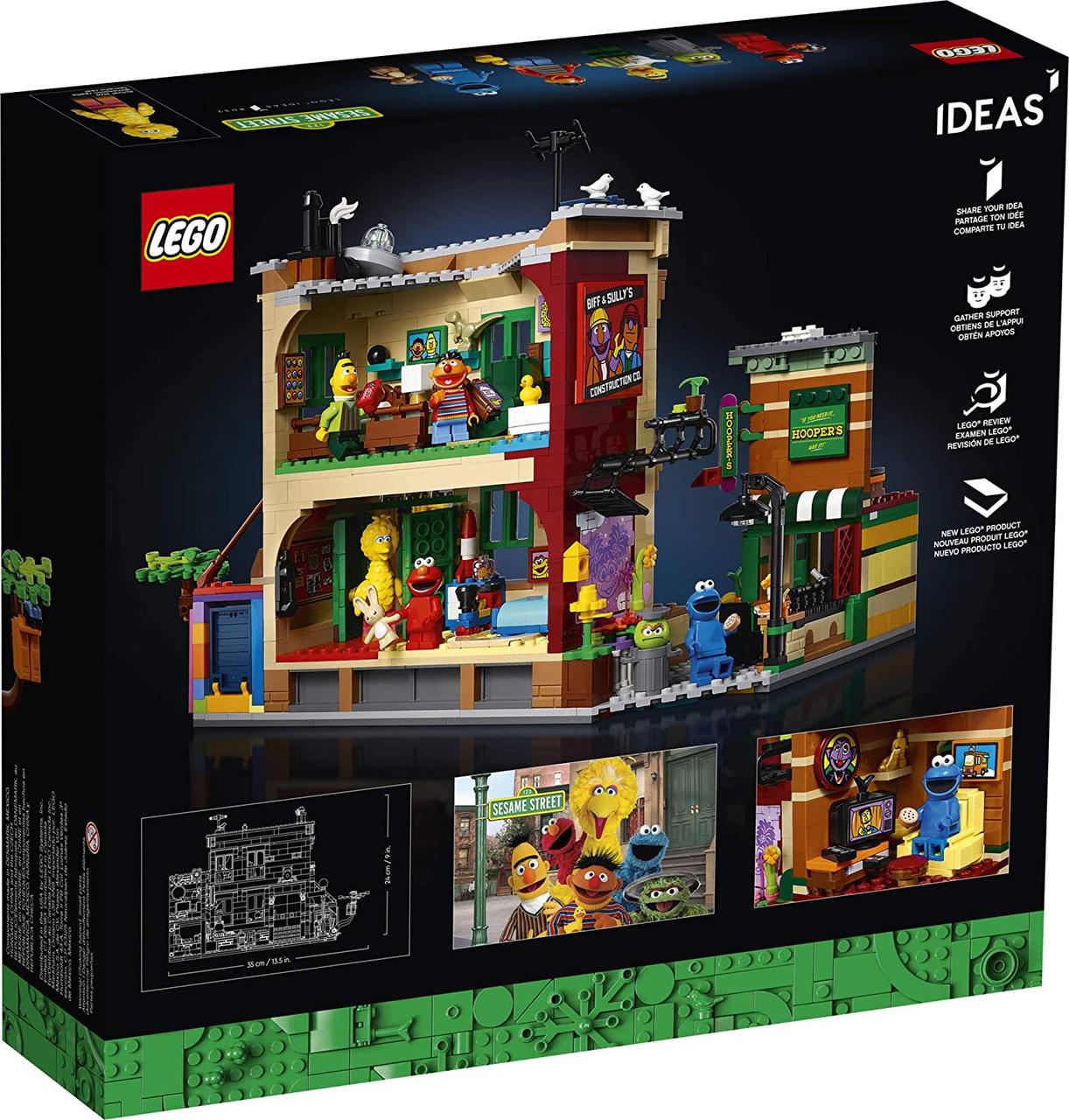 Конструктор LEGO Ideas Улица Сезам 123 1367 деталей (21324) – фото, отзывы,  характеристики в интернет-магазине ROZETKA от продавца: IQ Kids | Купить в  Украине: Киеве, Харькове, Днепре, Одессе, Запорожье, Львове