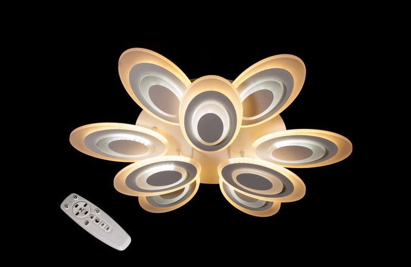

Светодиодная потолочная люстра с пультом E.LED 8565-6+3 Dimmer