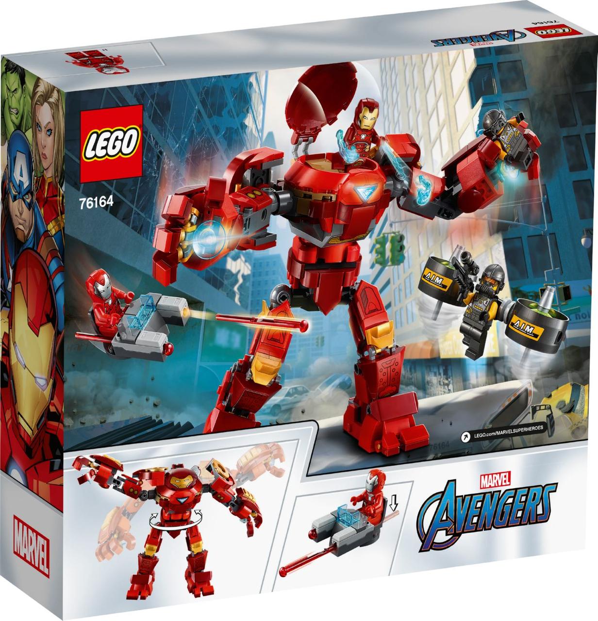 

Конструктор LEGO Super Heroes Marvel Comics Халкбастер против агента А.И.М. 456 деталей (76164)