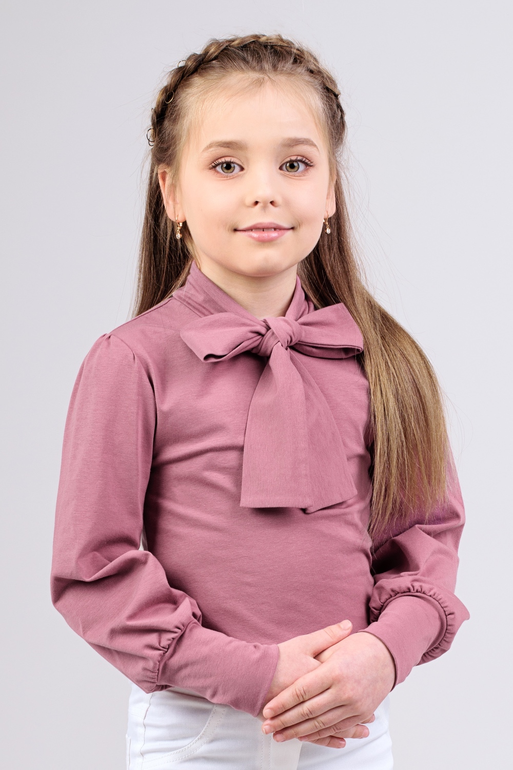

Блузка для девочки Zironka Z2-26-1002-2 116 см Пудра