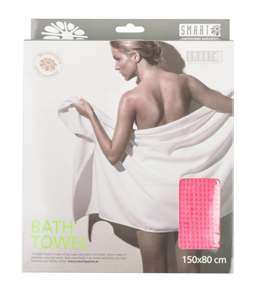

Банное полотенце Smart Microfiber System из микрофибры Розовое 80 х 150