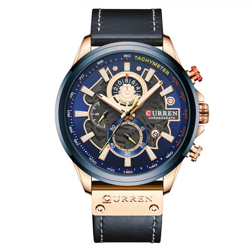 

Часы наручные Curren 8380 Blue-Cuprum