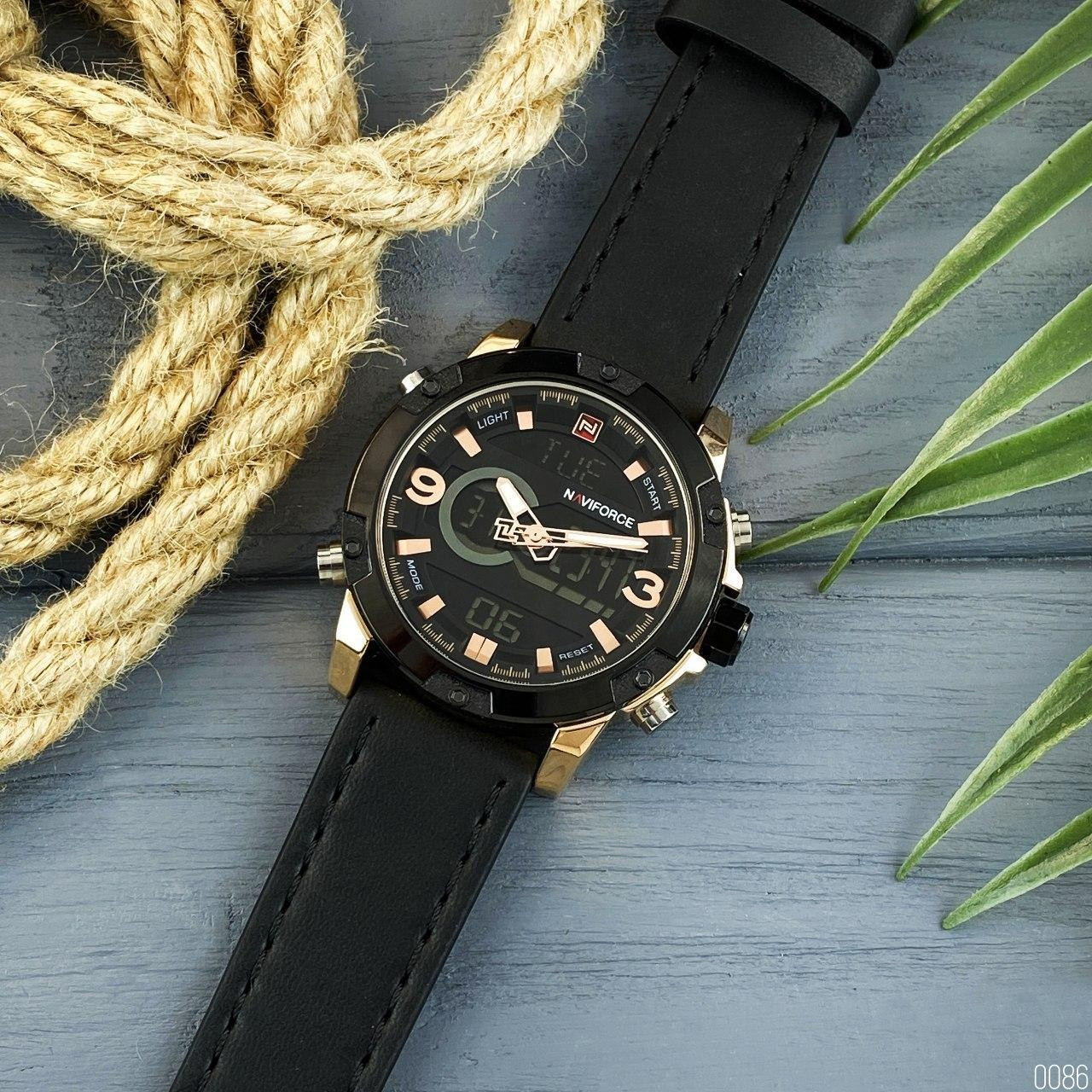 

Часы наручные Naviforce NF9097 Black-Cuprum-Black