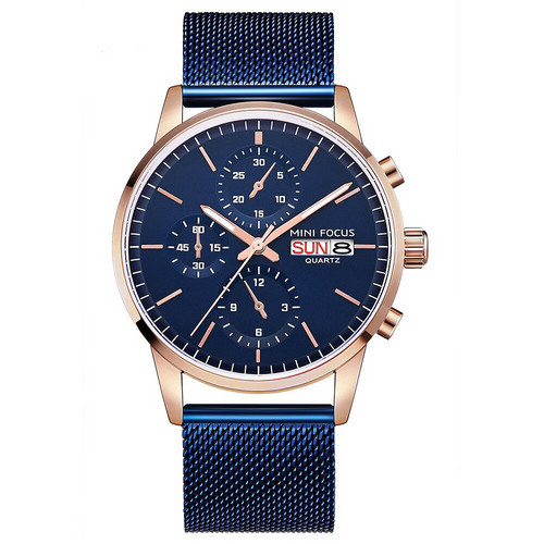 

Часы наручные Mini Focus MF0180G.05 Blue-Cuprum-Blue