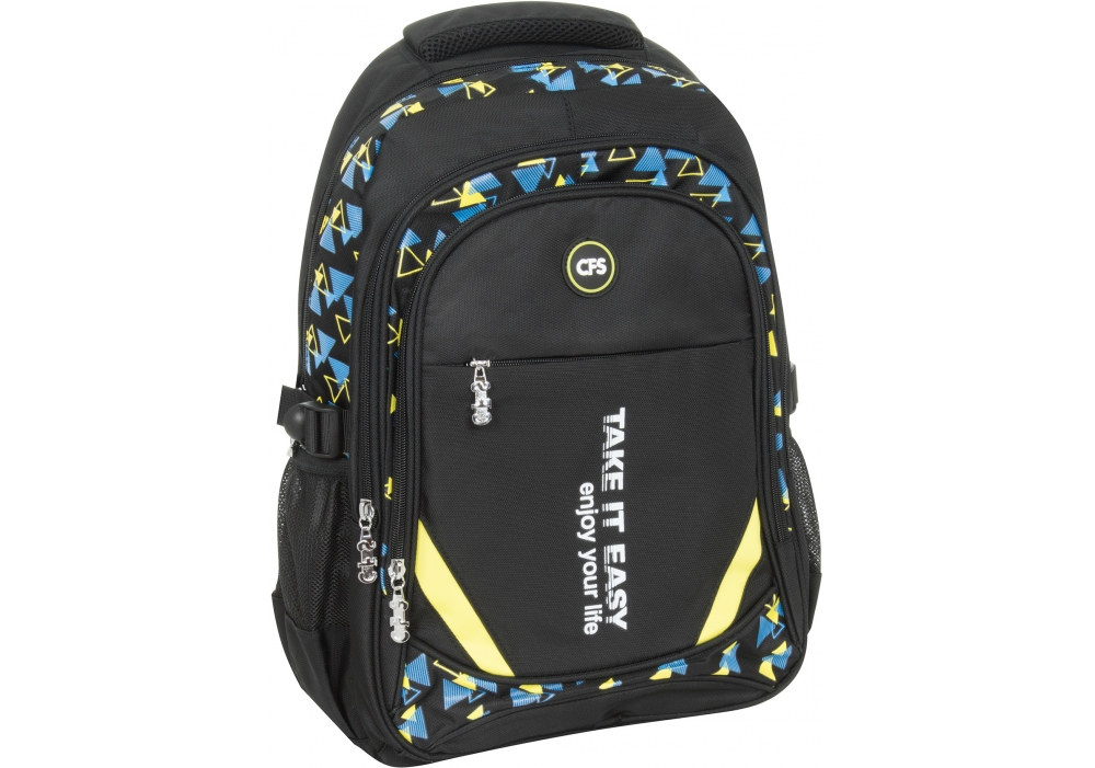 

Рюкзак молодежной Cool For School 46х29х16 см черный (CF86577)