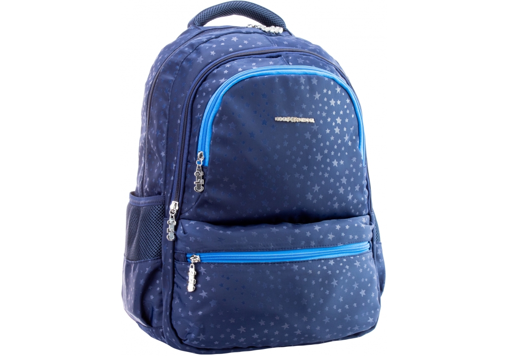 

Рюкзак школьный Cool For School 43x30x17 см 16 л синий (CF86735-02)