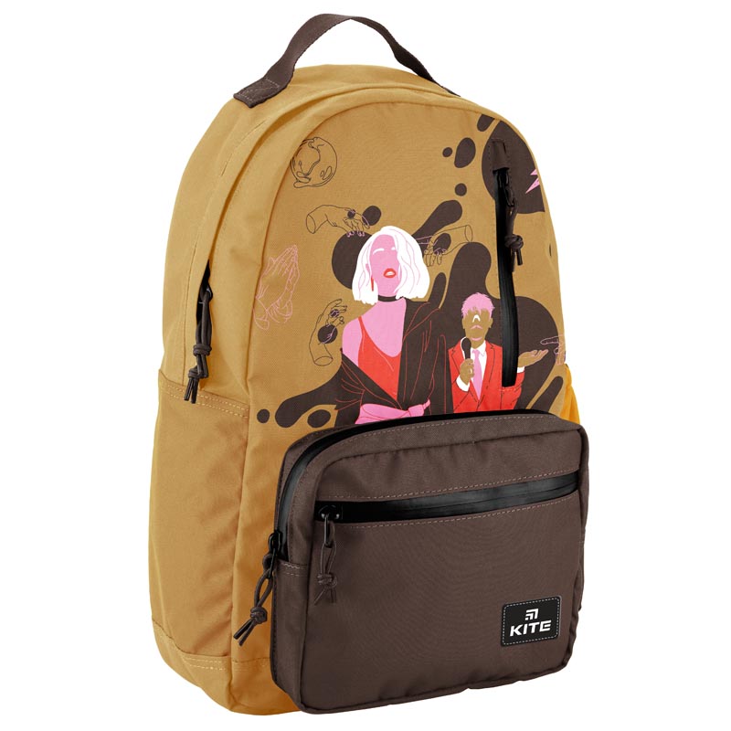 

Рюкзак Kite Vis 44.5x31x13 см 17 л желтый-коричневый (VIS19-949L-2)