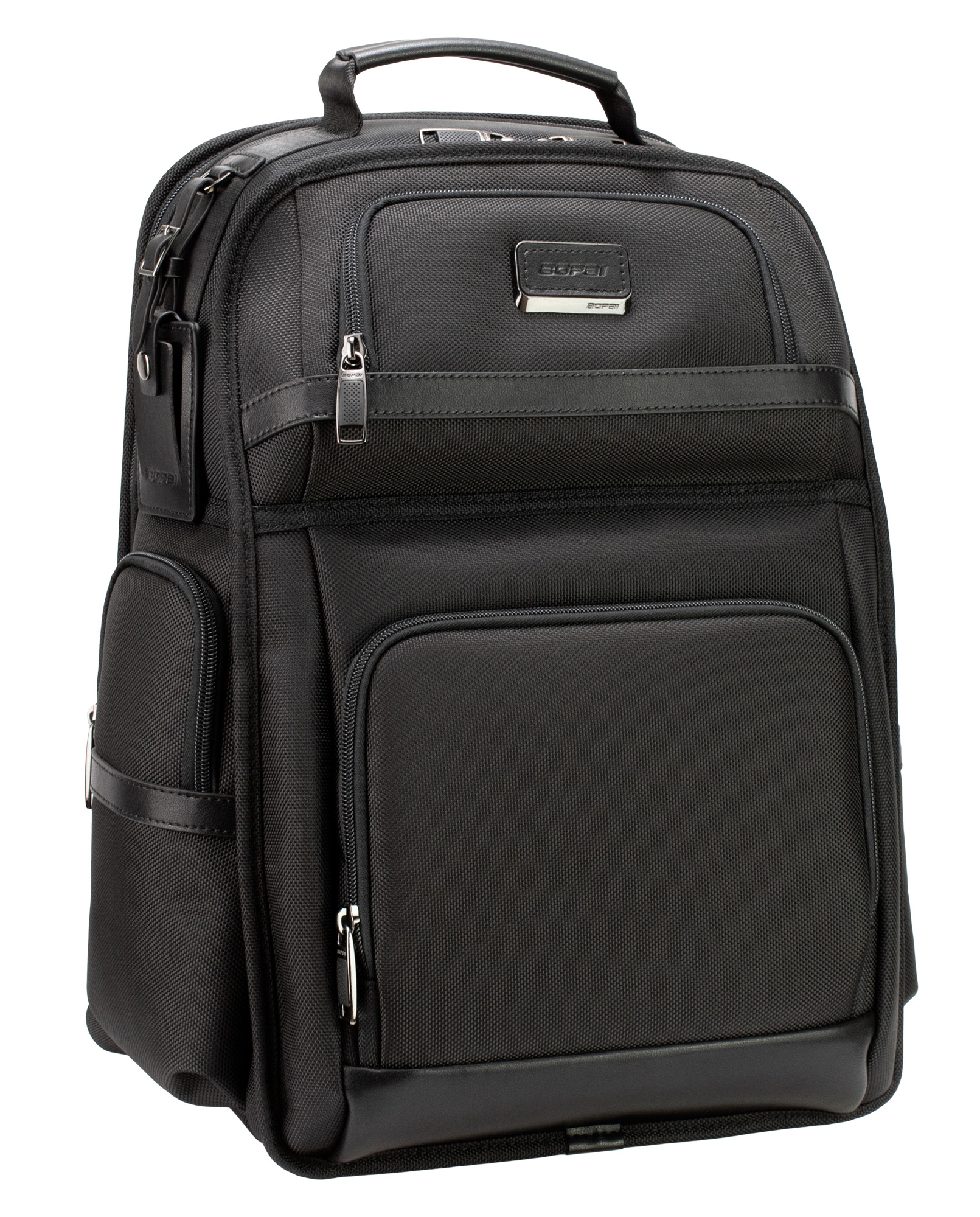 

Рюкзак деловой Optima 44.5x32x22 см 26-35 л черный (61-17111)