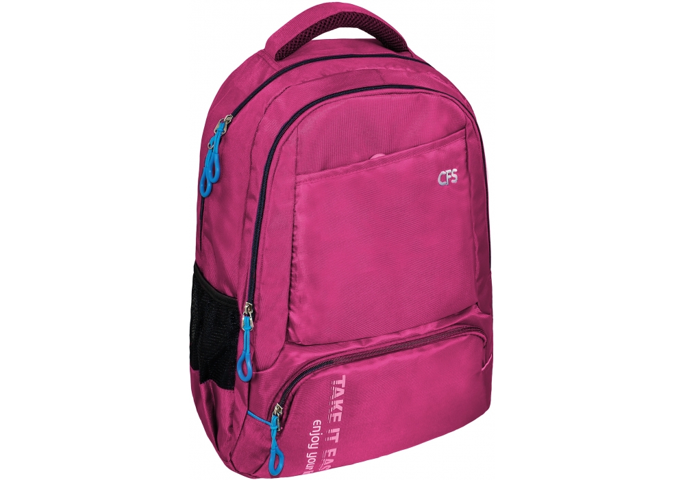 

Рюкзак молодежный Cool For School 44x33x17 см 16-25 л розовый (CF86422)