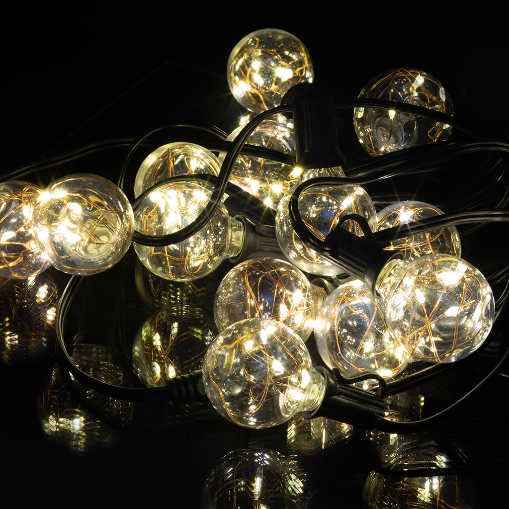

LED гирлянда Kaktus Лампочки однотонные 15 ламп 4.5 м (110702)