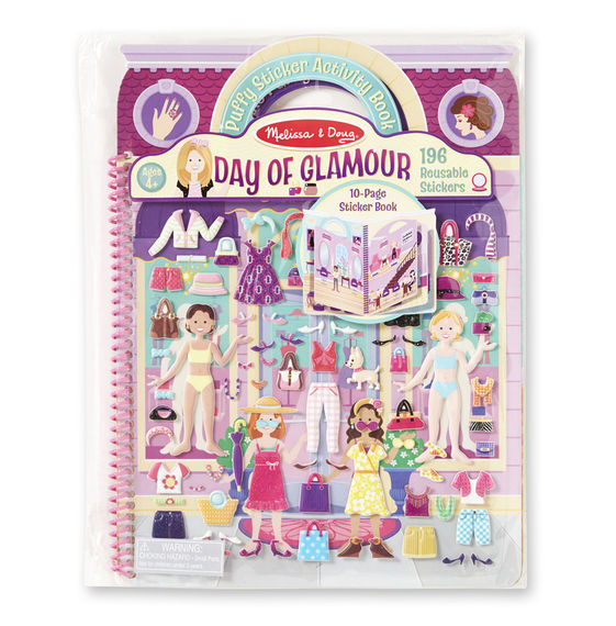 

Набір об'ємних багаторазових наліпок Melissa & Doug Гламур (MD19412)