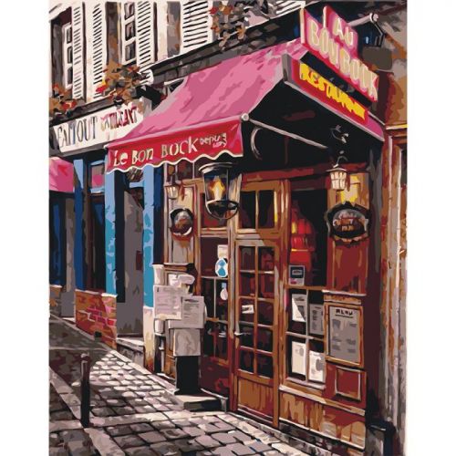 

Картина за номерами Ідейка Улюблений магазинчик 50 x 40 (КНО2195)