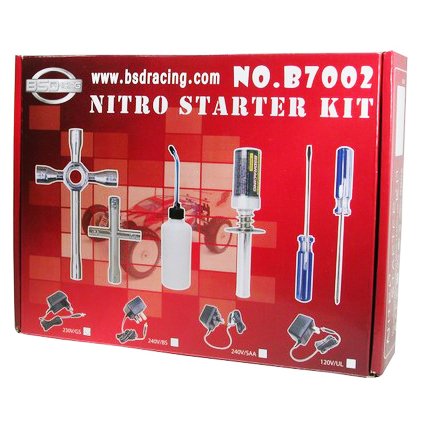 

Стартовый набор BSD Racing Nitro Starter Kit для запуска нитро двигателей (B7002)
