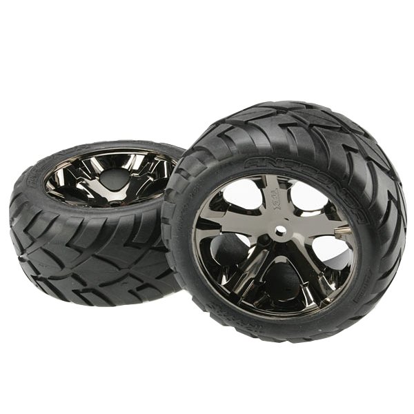 

Traxxas Колеса Anaconda All Star задние черный хром 2 шт (3773A)