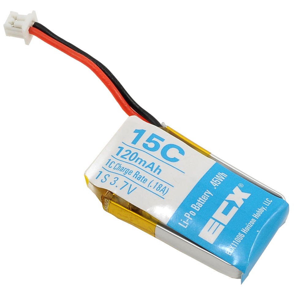 

Аккумулятор ECX LiPO 3,7В 120мАч 1S 15C (ECX11006)