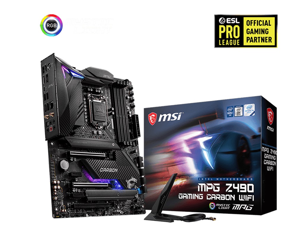 

Материнская плата MSI MPG Z490 Gaming Carbon WiFi Socket 1200