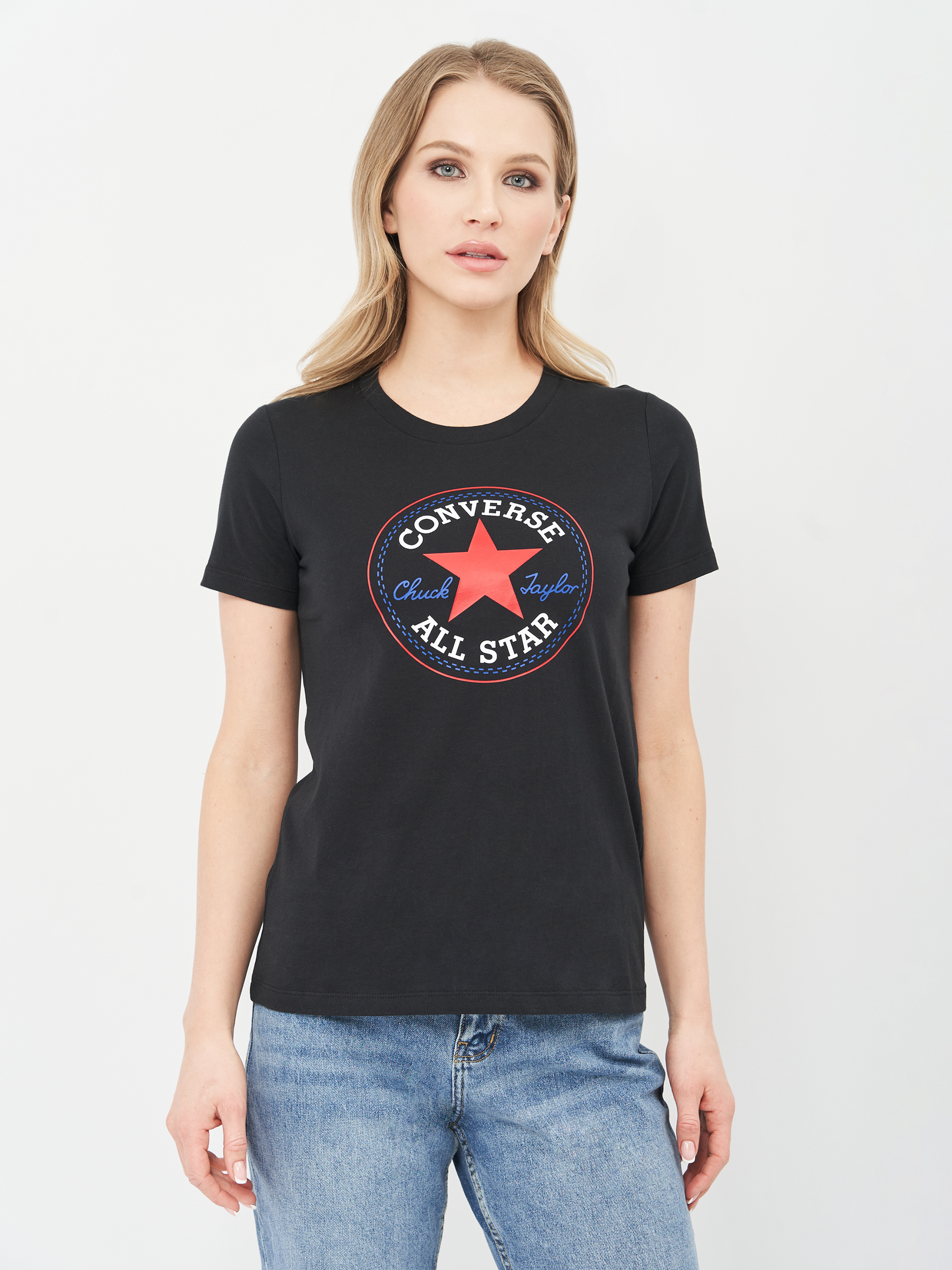 

Футболка Converse Knit Tee Wmns 10017759-A15 XS